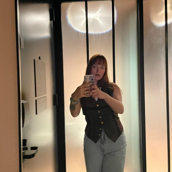 Vintage Vest by Liz Claiborne Petite Collection - Picture 9 of 10